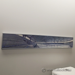 Ultrawide Olympic Oval Speed Skating Framed Art Print